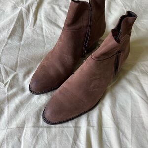 Paul Green Brown Ankle Boots